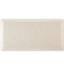 Martha Stewart Mira Modern Heathered Anti-Fatigue Air-Infused Kitchen Mat, Beige, 19.6"x39"