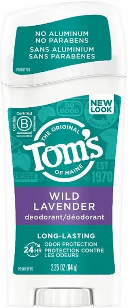 Tom's Of Maine Long Lasting Wild Lavender Deodorant (2.25 oz)