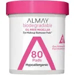 Almay 80-Count Biodegradable Oil Free Micellar Eye Makeup Remover Pads