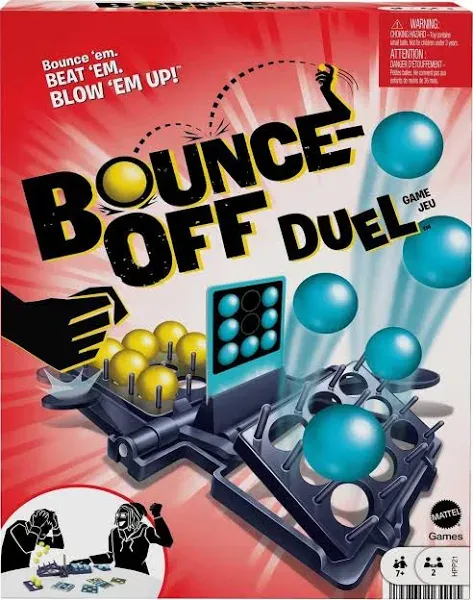 Mattel Games Bounce-Off Duel 2-Player Game