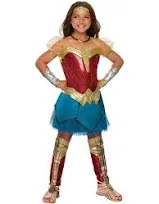 Wonder Woman Premium Justice League Fancy Dress Up Halloween Child Costume