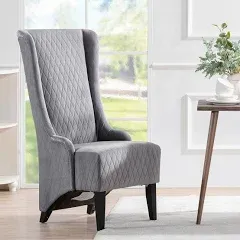 23.03" Wingback Chair with High Backrest