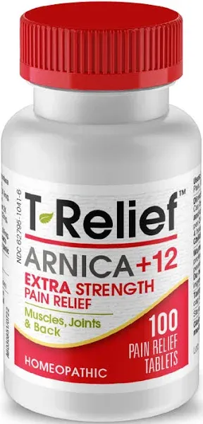 T-Relief Extra Strength Pain Relief Arnica +12  100 Tablets