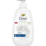 Dove Advanced Care Hand Wash Deep Moisture Pack of 3 for Soft, Smooth Skin More Moisturizers & Body Wash with Pump Sensitive Skin Hypoallergenic, Paraben-Free, Sulfate-Free, Cruelty-Free