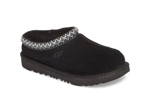 UGG K-Tasman II  Slipper big  Kids Size US Size 5 Black K/ 1019066-BLK