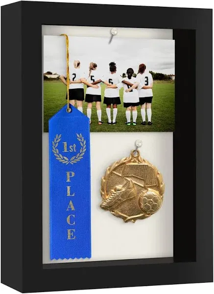 Americanflat 5x7 Shadow Box Frame, Black