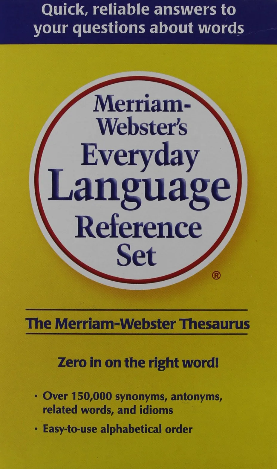 Merriam-Webster's Everyday Language Reference Set