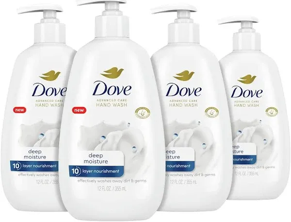 Dove Advanced Care Deep Moisture Liquid Hand Wash, 12 oz(D2)