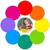 Kalkehay Colorful Dry Erase Dots Circles Whiteboard Marker Removable Stickers Spots Wall Decals for School Classroom Teachers Students Table & Desk