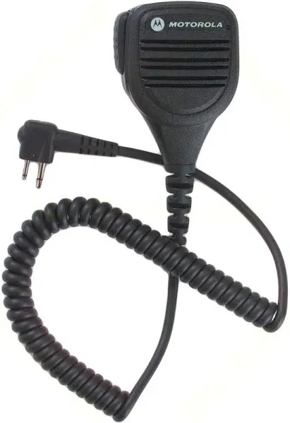 Motorola PMMN4029 Remote Speaker Microphone With Coiled Cord and Swivel Clip [CP100D CP200D]