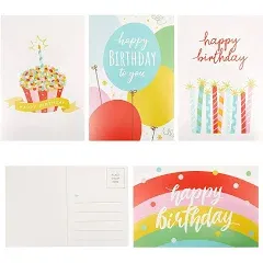 Pipilo Press Happy Birthday Postcards Bulk Set