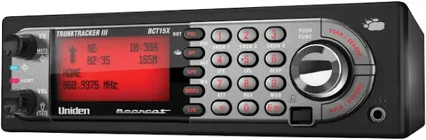 Uniden Bear Tracker 9,000-Channel Mobile Analog Scanner, Black