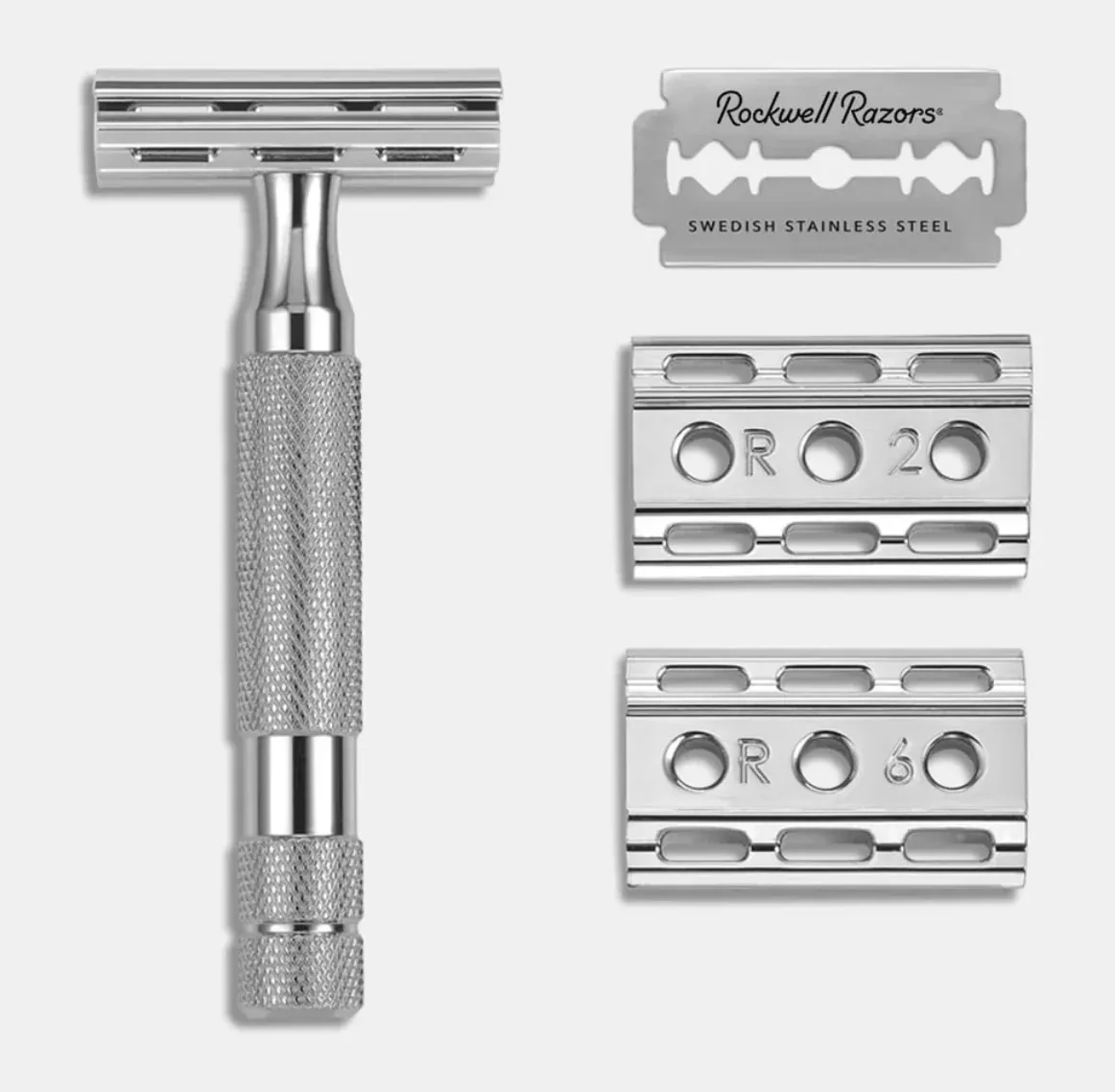 Rockwell 6S Adjustable Stainless Steel Safety Razor