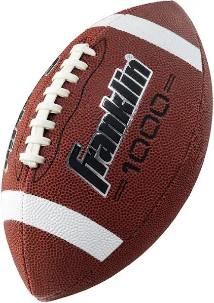 Franklin Sports Grip-Rite 1000 Junior Footballs with Pump 12 Pack, Black/Lime