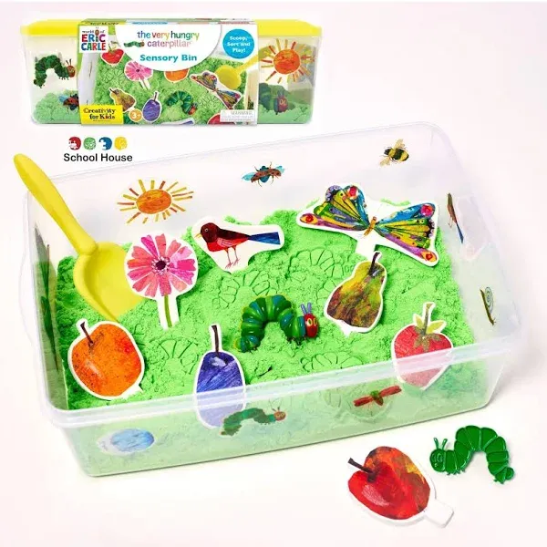 Very Hungry Caterpillar Sensory Bin