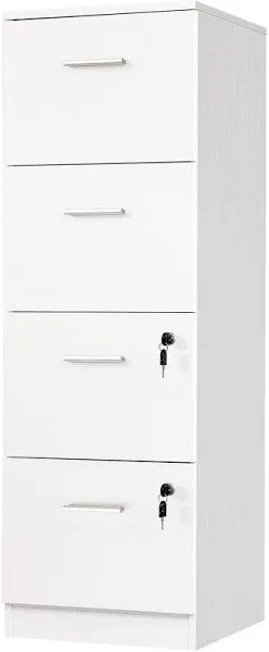 Wedealfu Inc Moasis 51"H 4 Drawers Lockable Vertical Storage Cabinet