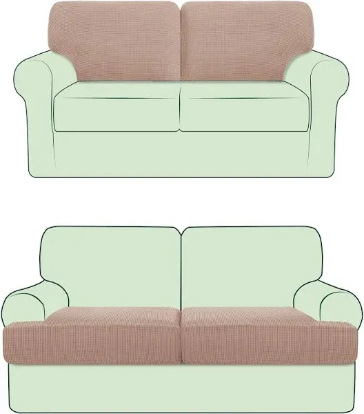 Chun Yi Stretch Couch T Cushion Cover