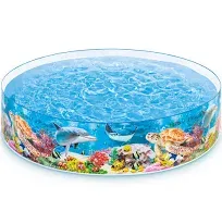 Intex 8 ft. Deep Blue Sea Snapset Pool