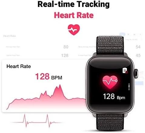 Semcorel CoCo BT1 Black Heart Rate Monitor Bluetooth Smartwatch