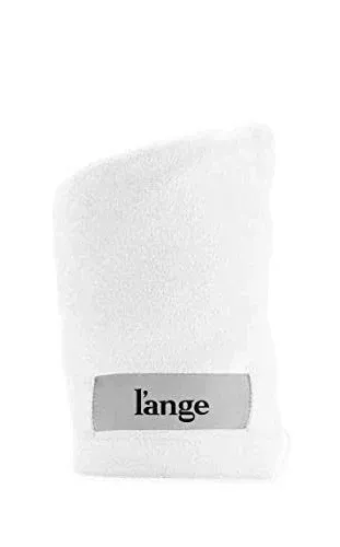 &#x27;L&#x27;ANGE&#x27; SOFT PINK MICROFIBER HIGH WATER ABSORBANT HAIR WRAP TOWEL BUTTON CLOSE