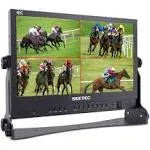 SEETEC ATEM156 156 IPS Live Streaming Broadcast Director Monitor with 19201080 pixels 4 HDMI Input Output Quad Split Display