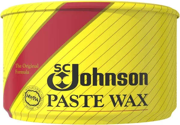 SC Johnson Paste Wax 16 oz Can Shine &amp; Protect Discontinued 75-80% Used 1lb 1oz