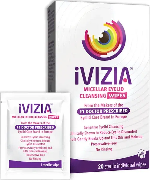 iVIZIA Eyelid Cleansing Wipes