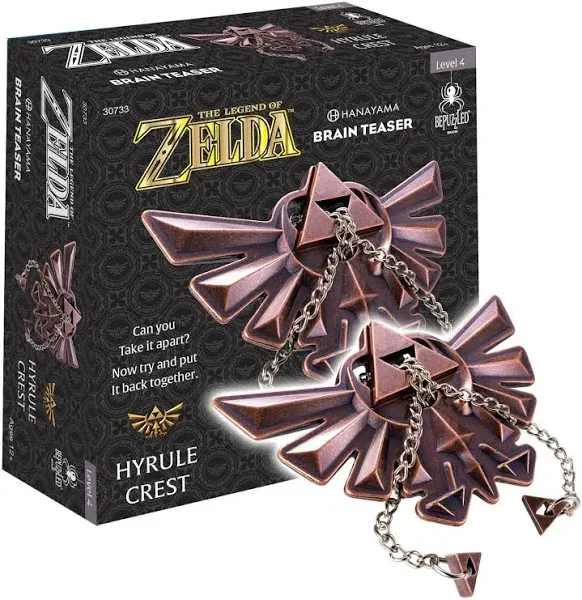 Zelda Hyrule Crest Level 4 Hanayama Cast Puzzle New Sealed Ready to Ship