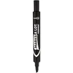 AVERY Large Black Permanent Marker with Thick Chisel Tip for Calligraphy, Fabric, Desk Work, Pack of 12 (08888)