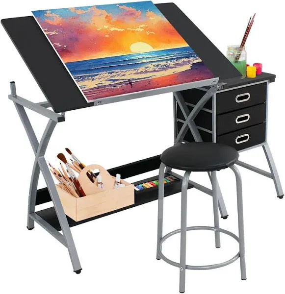 JupiterForce Adjustable Drafting Table