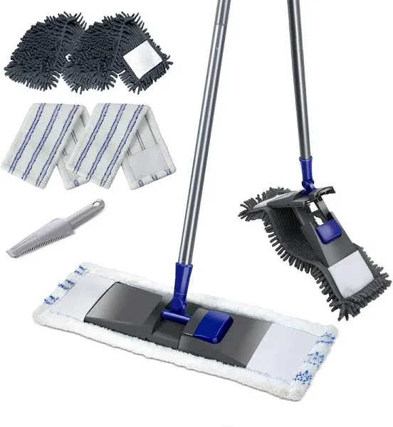 MASTERTOP Microfiber Dust Mop & 36Pcs Microfiber Dust Cleaning Cloths