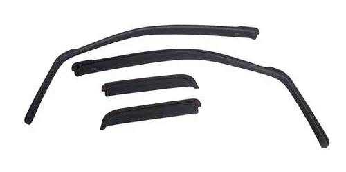 EGR 571621 in-Channel Window Visors Front and Rear Set, Dark Smoke Finish, Compatible with Select Chevrolet and GMC Models