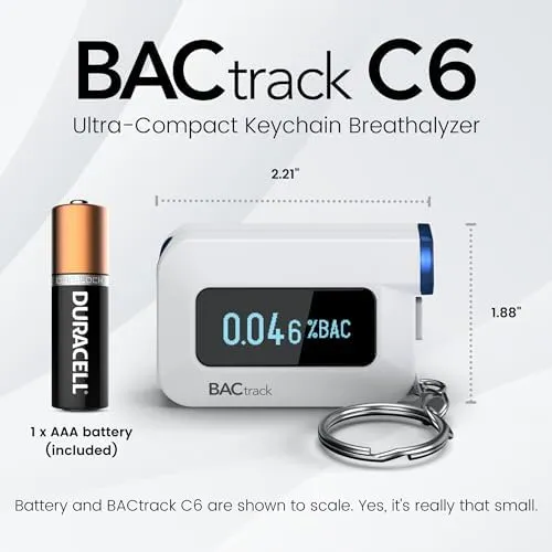 BACtrack C6 Keychain Breathalyzer