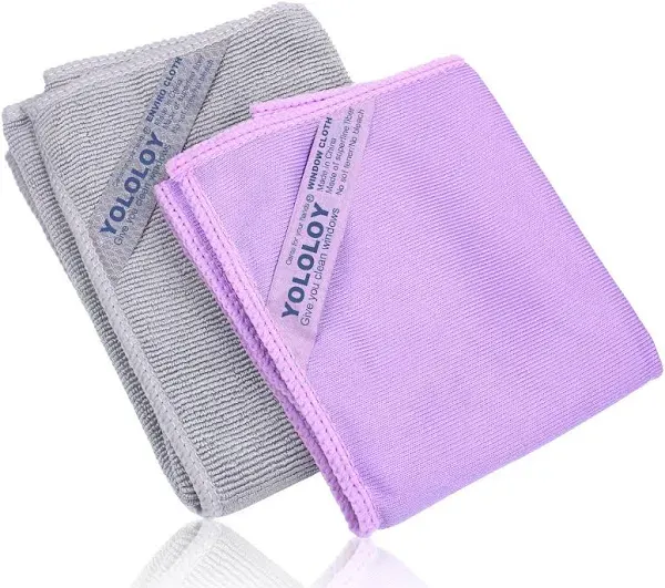 YOLOLOY Window Cleaning Cloth & Enviro Cloth, Basic Package Window Cloth & Enviro cloth. for Cleaning Home, Car, Restaurant, Bar, Hotel, and Office.