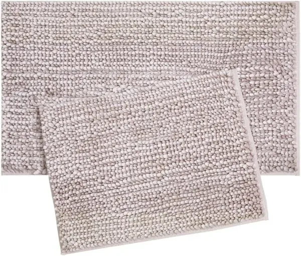 Laura Ashley Butter Chenille Bath Mat