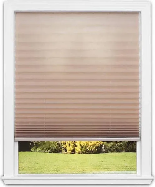 Easy Lift Trim-at-Home Cordless Cellular Light Filtering Fabric Shade White, 30 in x 64 in, (Fits Windows 19 inch- 30 inch)