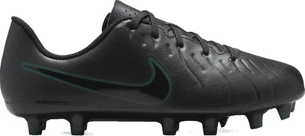 Nike Jr. Tiempo Legend 10 Club Boys DV4352-001 (Black/Volt), Size 4 Y