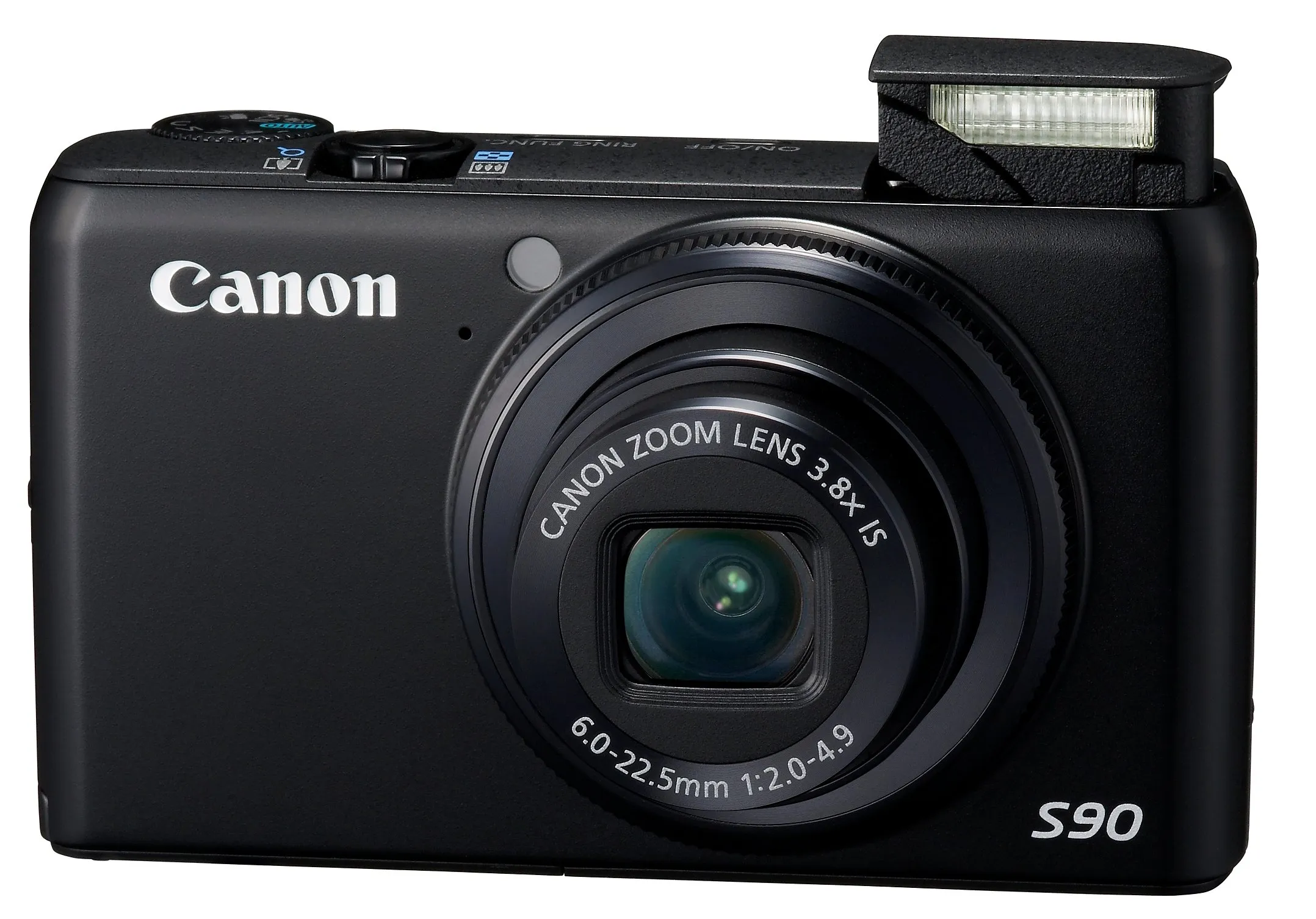 Canon PowerShot S90 10MP 3.8X Wide Angle Digital Camera Used From Japan