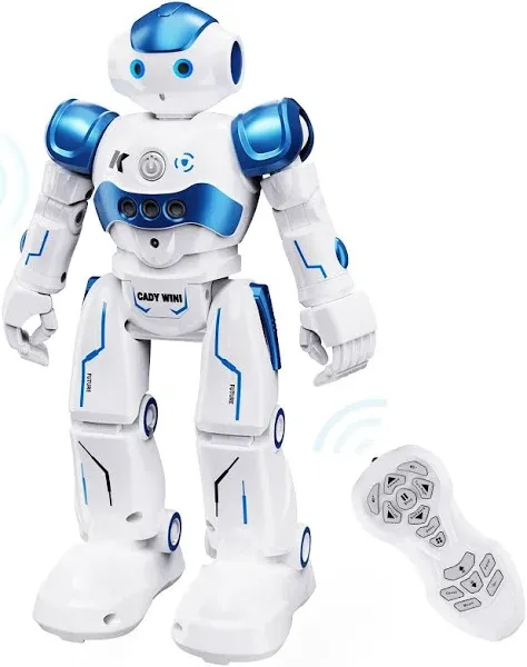 SGILE RC Robot Toy, Gesture Sensing Remote Control Robot for Kid 3-8 Year Birthday Gift Present, Blue