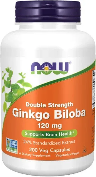 Now Ginkgo Biloba 120 mg