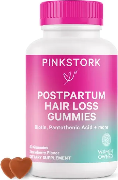 Pink Stork Postpartum Hair Loss Gummies