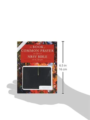 The Book of Common Prayer & the Holy Bible, NRSV, Black