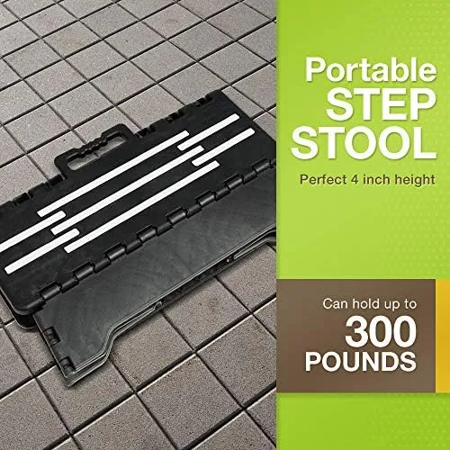 BodyHealt Portable Folding Riser Step Stool