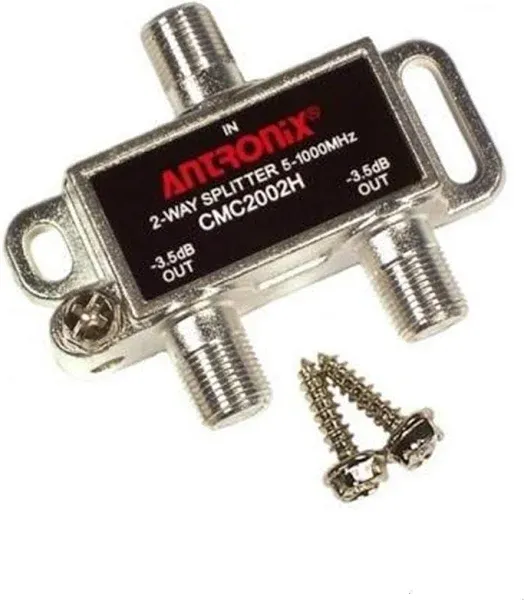 Box of 25 Antronix CMC2002H High Performance 2-Way Coax Cable Splitter 5-1002MHz