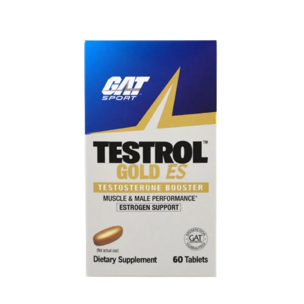 GAT, Testrol Gold ES, Testosterone Booster, 60 Tablets