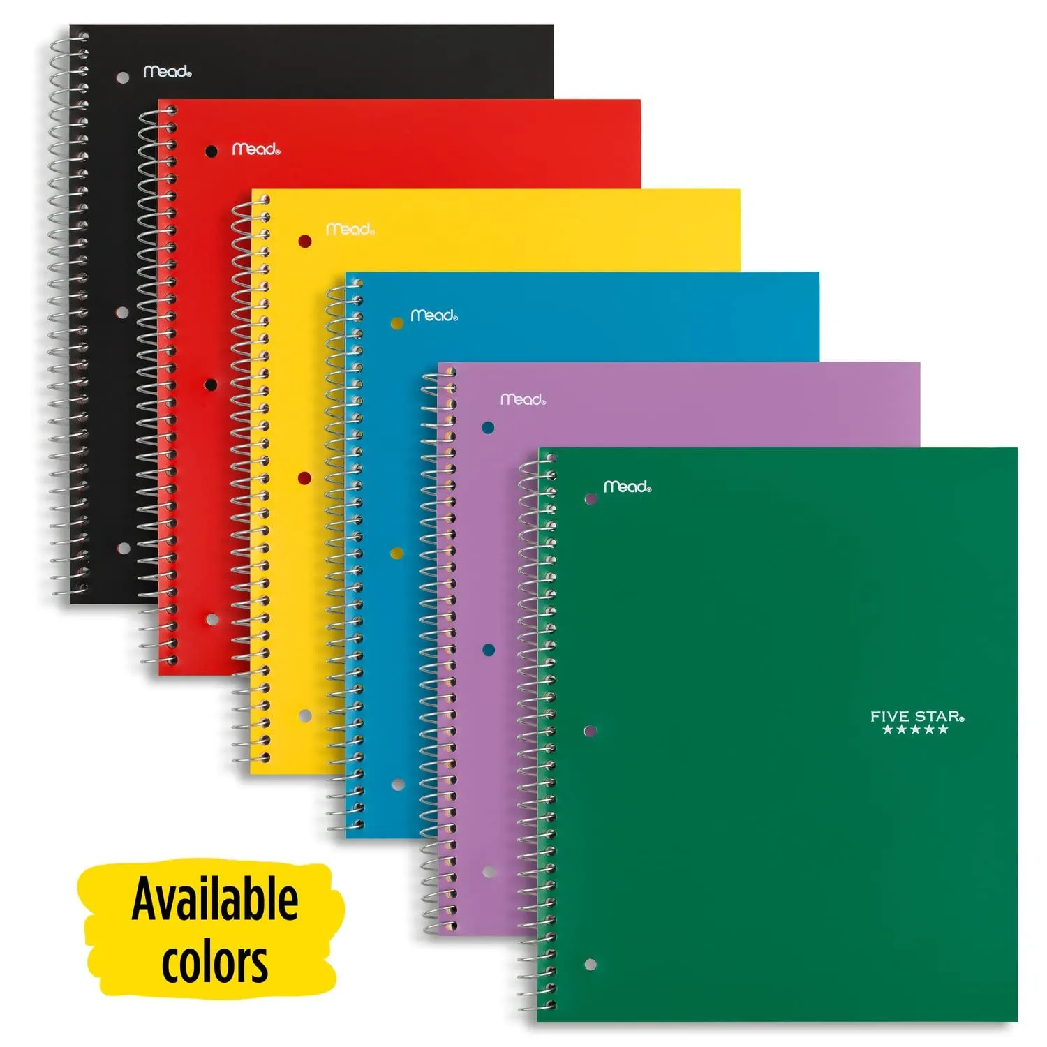 Five Star Wirebound Wide Ruled Notebook