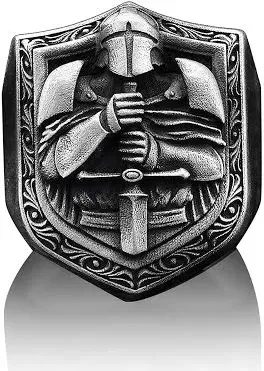 Men's Crusader Knight Handmade Signet Ring