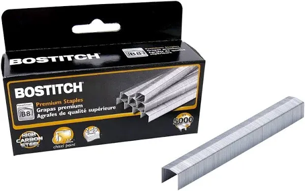 Bostitch B8 PowerCrown Premium Staples