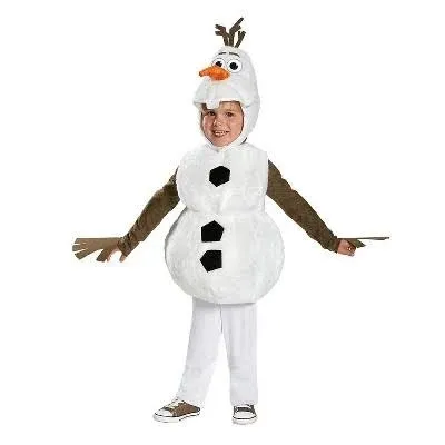 Childs Deluxe Disney Frozen Olaf Snowman Plush Costume Infant 12-18