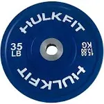 HulkFit 2-inch Sport Series Olympic Weight Plates Bumper Plates for Barbell W...